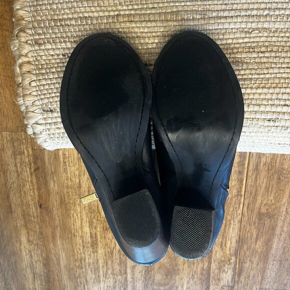 Silence + Noise Stacked Heel Black Ankle Boot size 10 - Picture 5 of 5